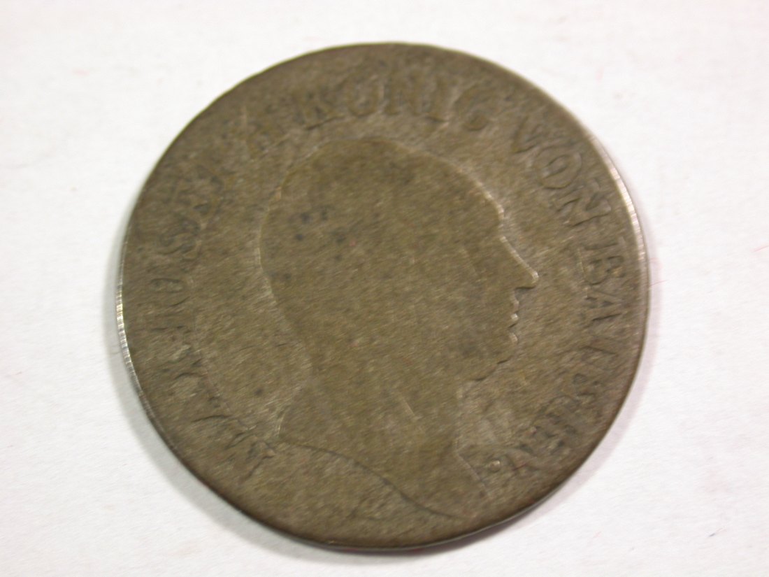 B12 Bayern 6 Kreuzer 1812 Belegstück Originalbilder