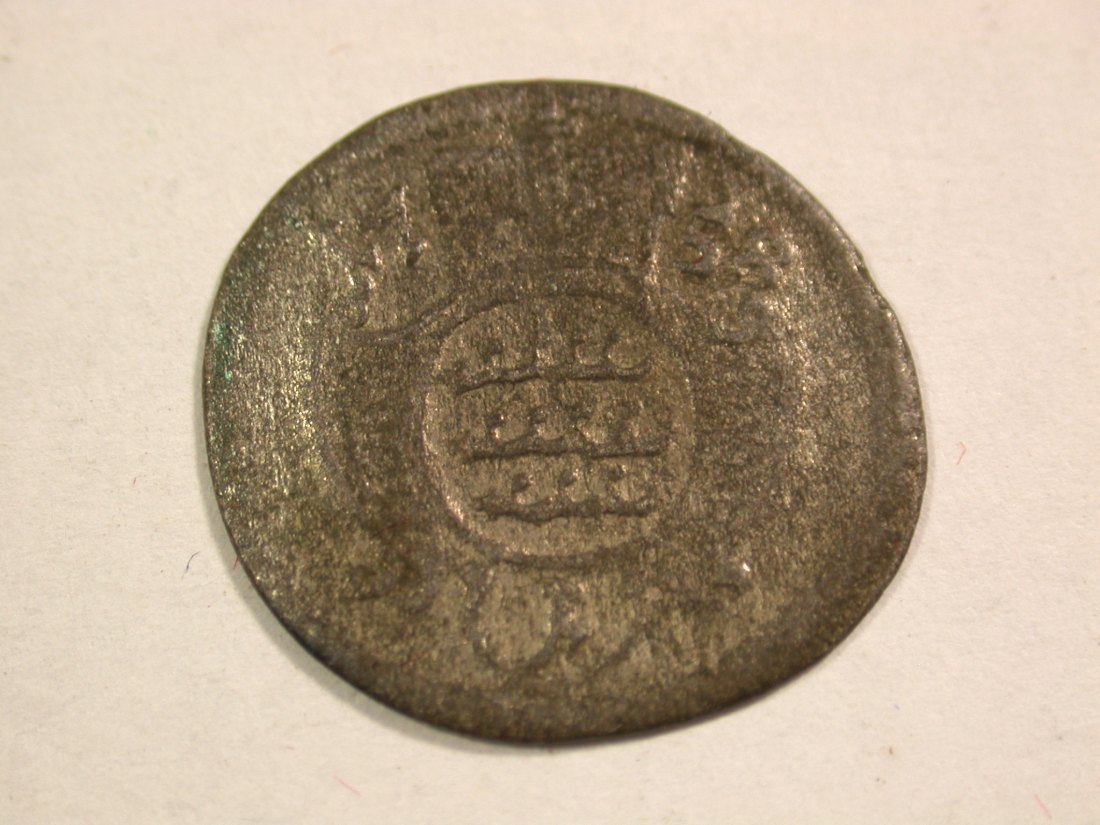  B12 Württemberg 1 Kreuzer 1758 in ss+  Originalbilder   