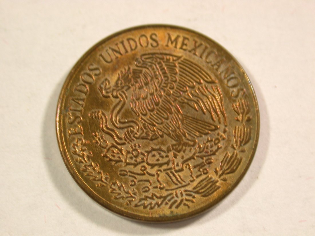  B12 Mexico  5 Centavos 1971 in f.ST   Originalbilder   