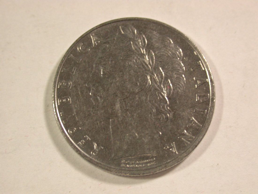B12 Italien 100 Lire 1966 in vz Originalbilder