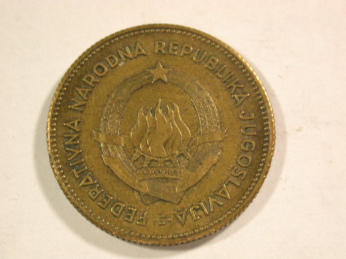  B12 Jugoslawien  50 Dinar 1955 in ss-vz Originalbilder   