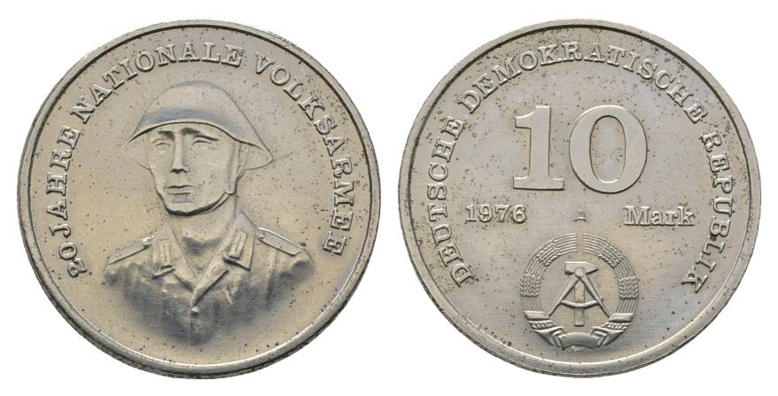  DDR, 10 Mark 1976, J. 1560   
