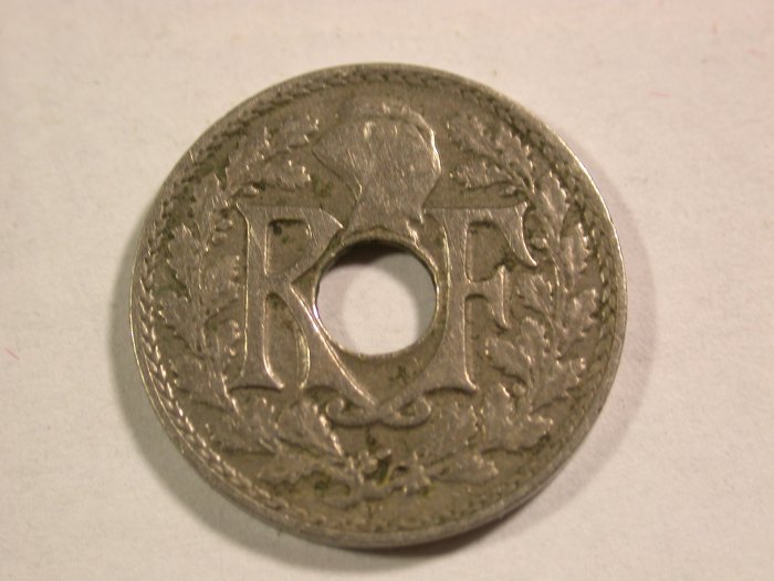  B13 Frankreich Lindauer Petit 5 Centimes 1924 in ss   Originalbilder   