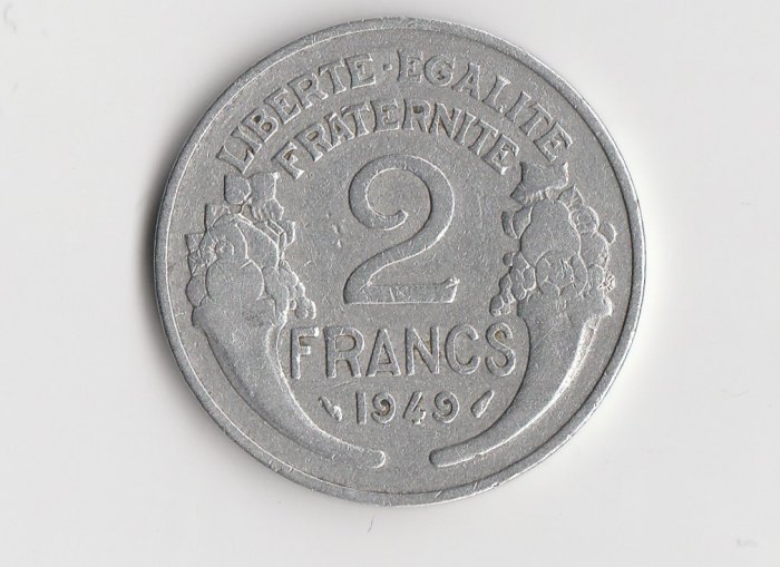  Frankreich 2 Francs 1949 Paris (B871)   