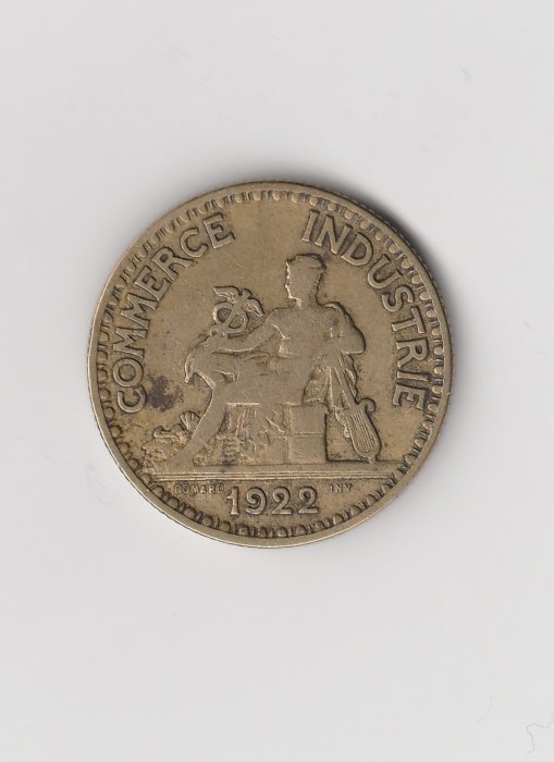  Frankreich 2 Francs 1922  (B879)   