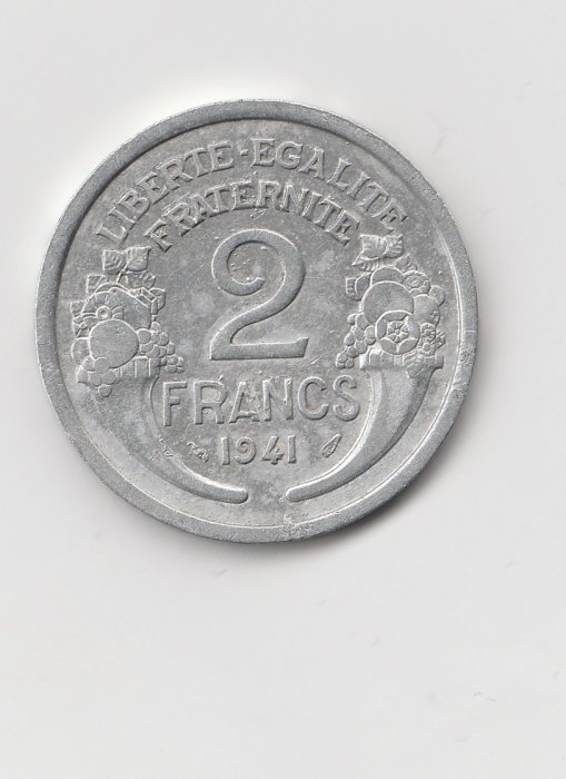  Frankreich 2 Francs 1941  (B883)   