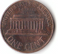 USA (C187)b. 1 Cent 1968 D siehe scan