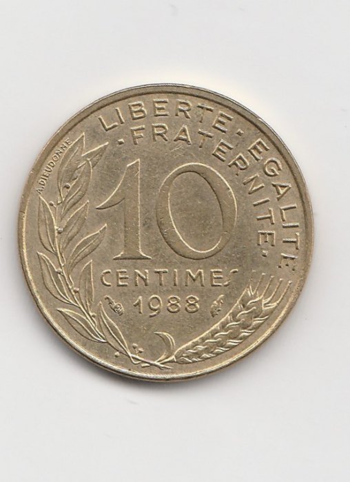  10 Centimes Frankreich 1988 (B906)   