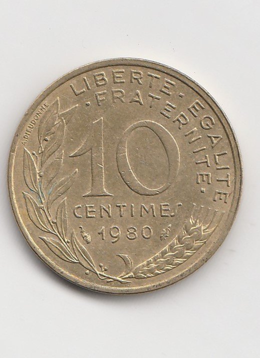10 Centimes Frankreich 1980 (B912)
