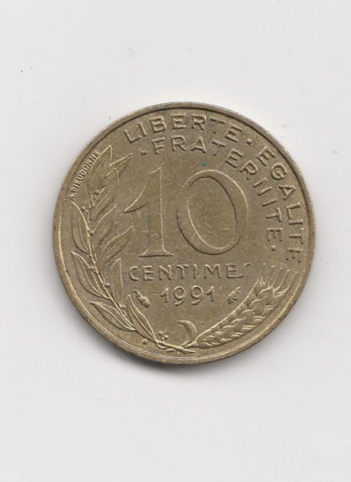  10 Centimes Frankreich 1991 (B914)   