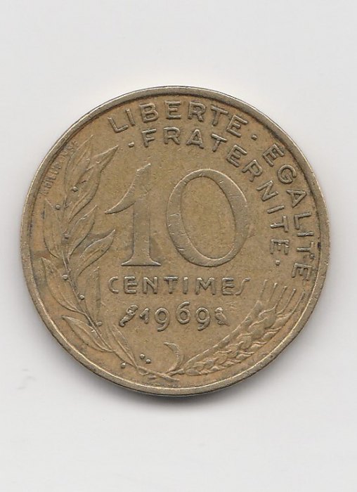  10 Centimes Frankreich 1968(B918)   