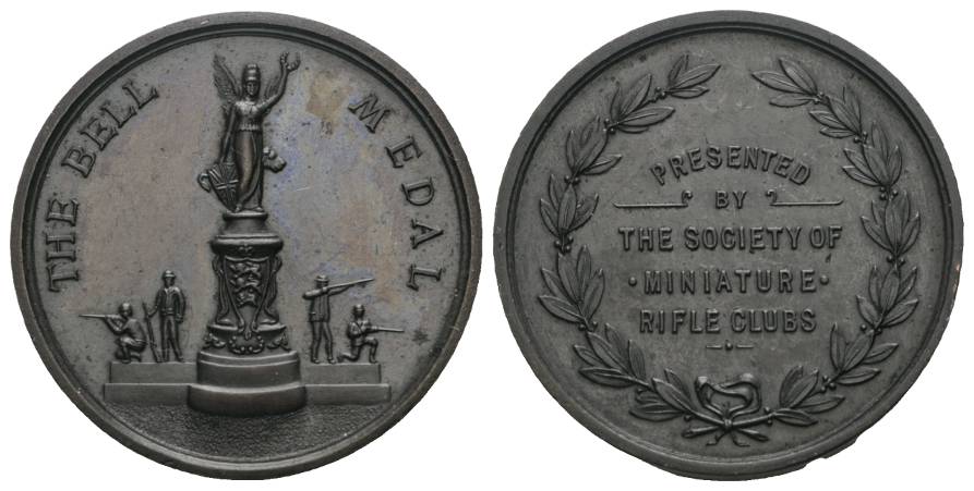  Medaille o.J., Bronze; Ø 39 mm, 30,82 g   