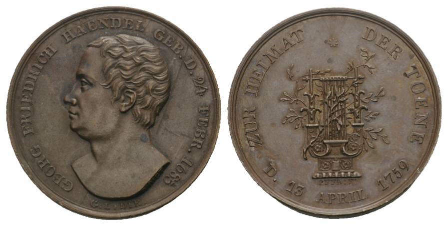  Bronzemedaille 1759; Ø 28,7 mm, 11,58 g   