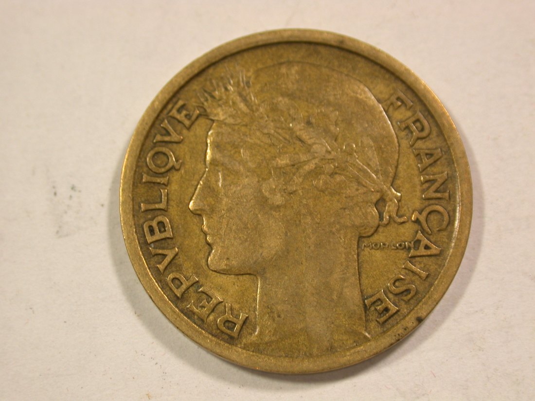 B43 Frankreich 1 Francs 1934 Morlon in ss+  Originalbilder   