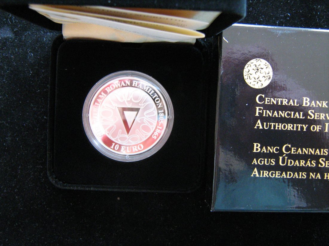 Irland 10 Euro Silber Münze 2005 Sir William Rowan PP   