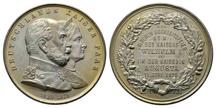  Bronzemedaille 1879; Ø 60,3 mm, 10,22 g   