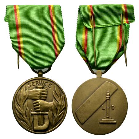  Bronzemedaille o.J., tragbar mit Anstecknadel; 26,48 g, Ø 36,2 mm   
