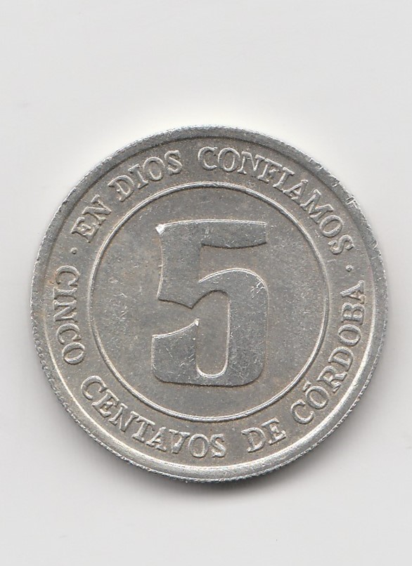  5 centavos de Cordoba Nicaragua 1974  (B930)   