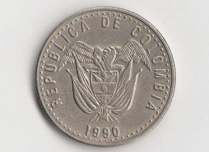  50 Peso Kolumbien 1990  (B932)   