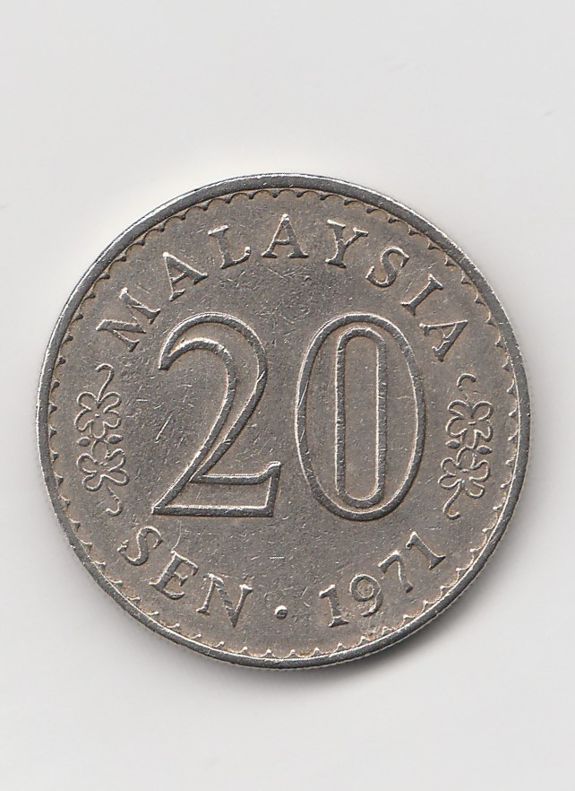  20 Sen Malaysia 1971 (B934)   