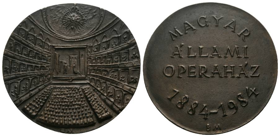  Bronzemedaille 1984; Ø 99,5 mm, 432 g   