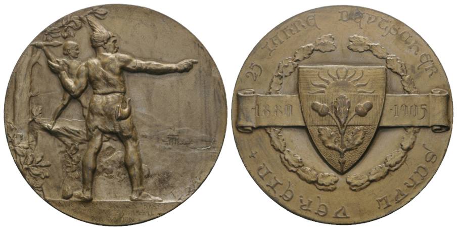  Bronzemedaille 1905; Ø 60 mm, 76 g   