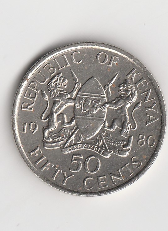  Kenia 50 Cent 1980 (B948)   