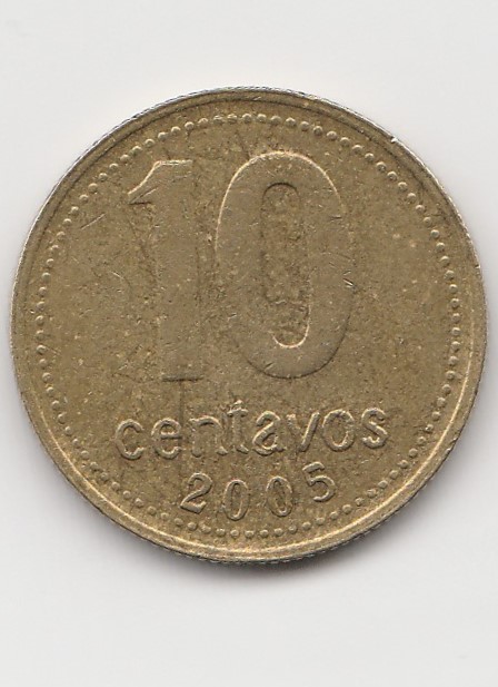  10 Centavos Argentinien 2005 (B950)   