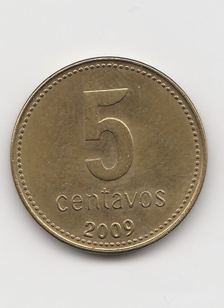  5 Centavos Argentinien 2009 (B951)   