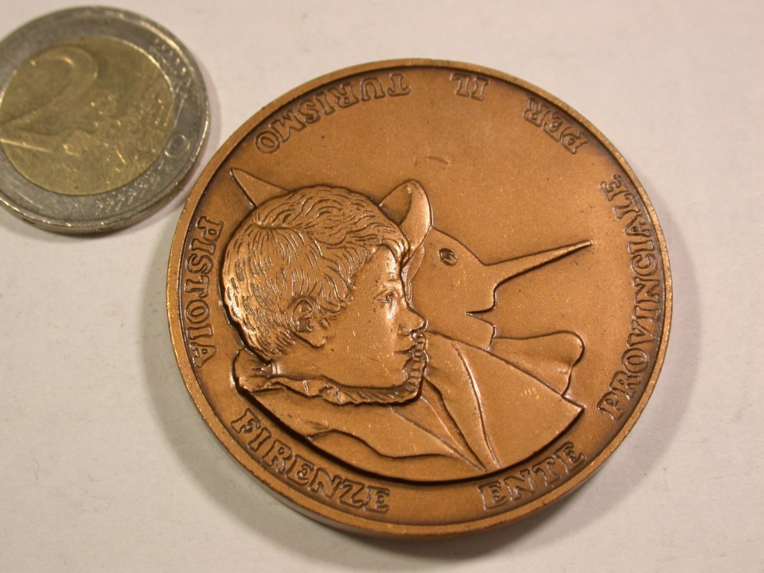 B60 Italien Florenz Pinocchio 1983 50 mm 62,1 Gramm Originalbilder
