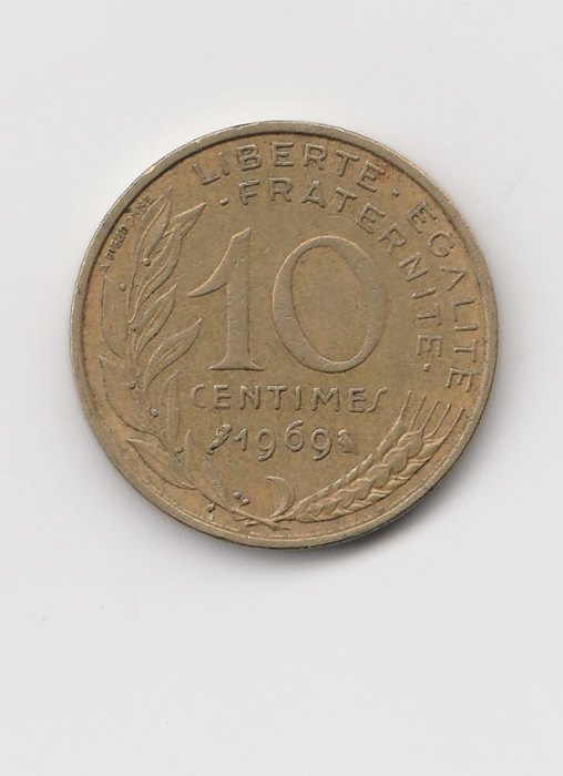  10 Centimes Frankreich 1969 (B957)   