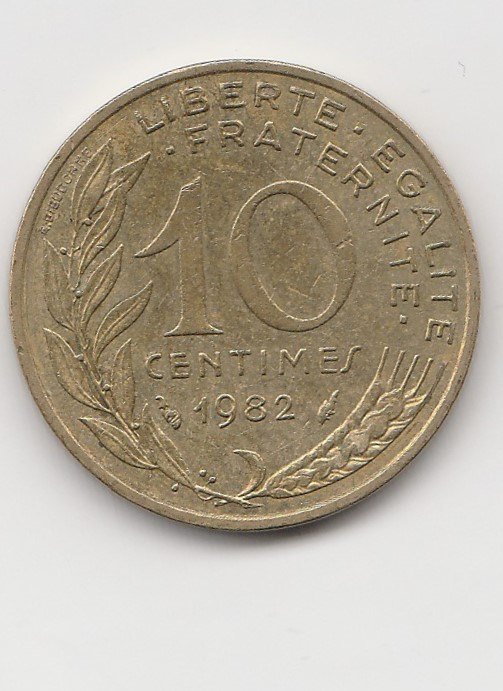  10 Centimes Frankreich 1982 (B959)   