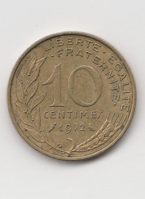  10 Centimes Frankreich 1972(B972)   