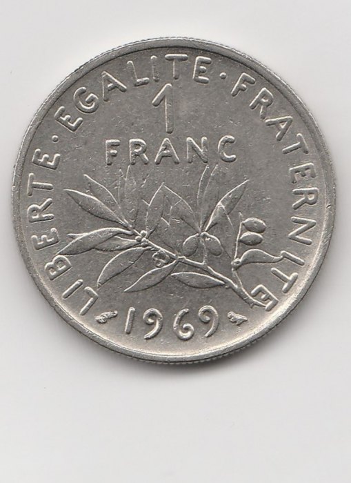  1 Francs Frankreich 1969 (B978)   