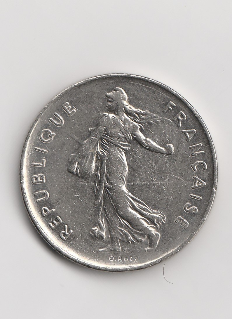  5 Francs Frankreich 1987 (B984)   