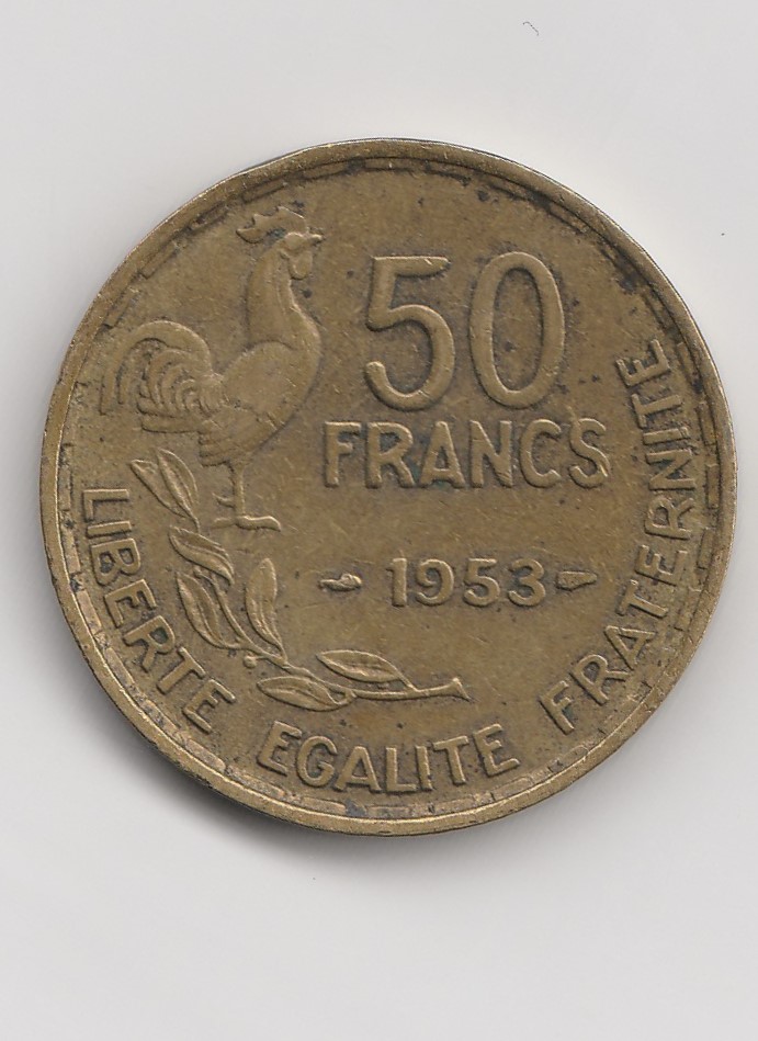 50 francs Frankreich 1953 (B989)