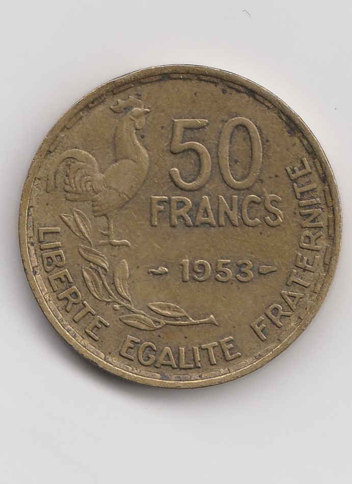  50 francs Frankreich 1953   (B989)   