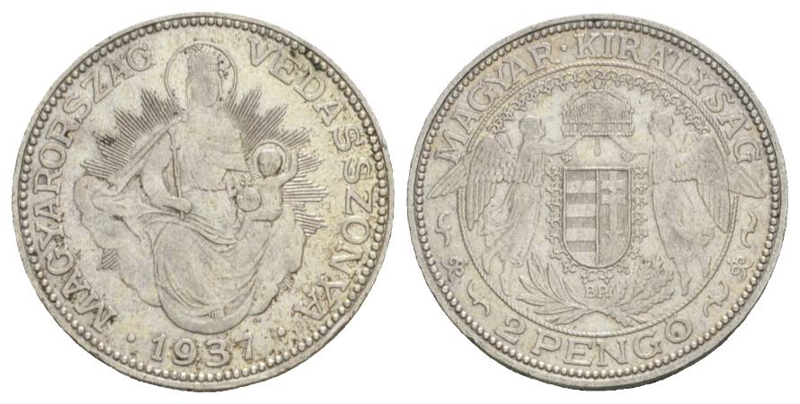  Ungarn, 2 Pengö 1937   