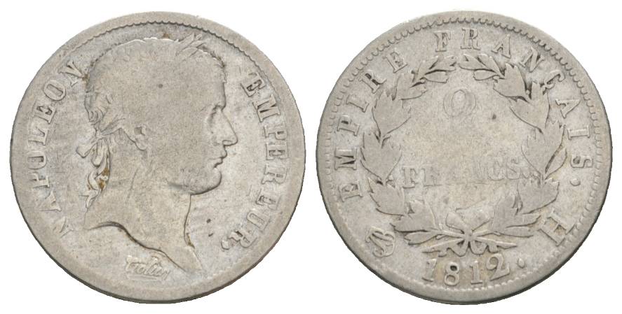  Frankreich, 2 Francs 1812   