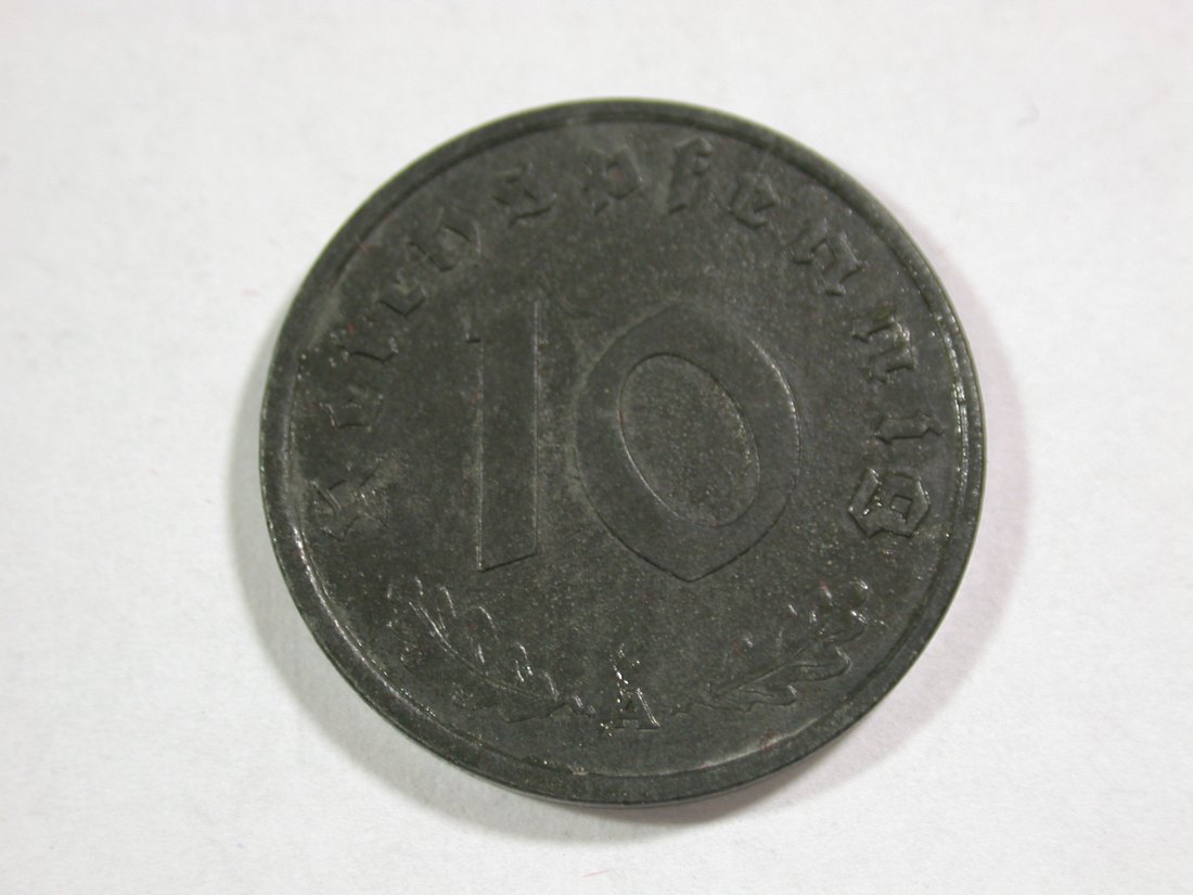  B15 Alliierte Besatzung  10 Pfennig 1948 A in vz  Originalbilder   