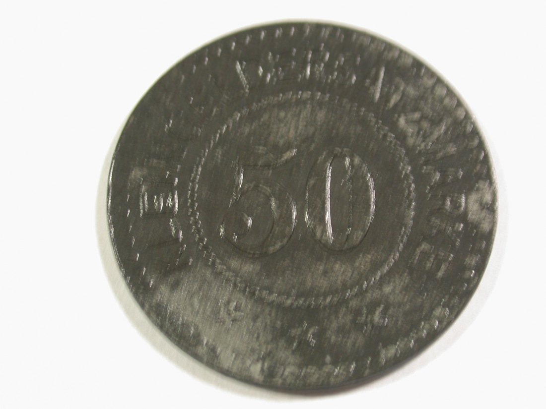  B16  Pirmasens  50 Pfennig 1917 Zink in ss-vz  Originalbilder   