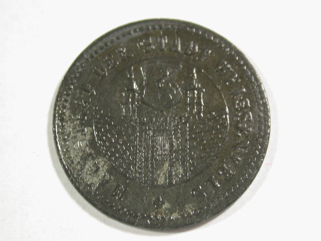  B16  Weissenfels 10 Pfennig 1919 Zink in vz+ Originalbilder   