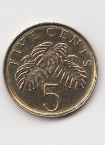  5 Cent Singapore 2000 (B992)   
