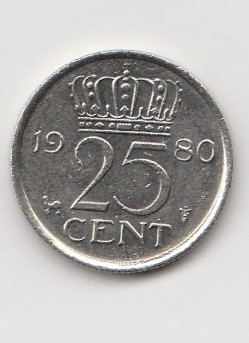  25 Cent niederlande 1980 (K003)   