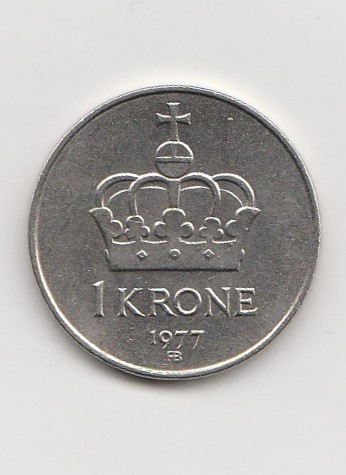 1 Krone Norwegen 1977 (K057)