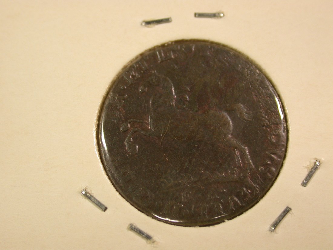  B44 Braunschweig  1 Pfennig 1814 in ss+/ss-vz  Originalbilder   