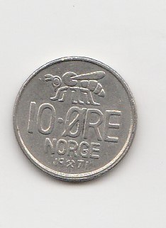  10 Ore Norwegen 1971 (K082)   