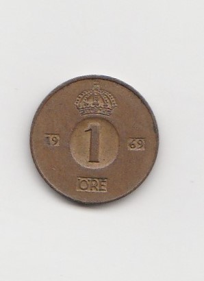  1 Ore Schweden 1969 (K093)   