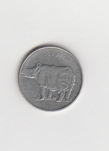  25 Paise  Indien 1990 (K118)   