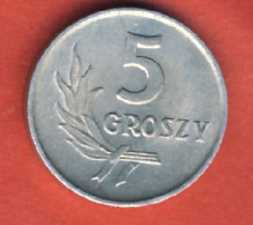  Polen 5 Groszy 1962   